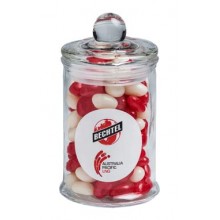 APOTHECARY JAR FILLED WITH JELLY BEANS 115G